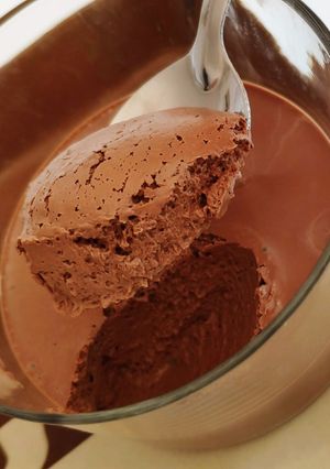 Une photo de Mousse/crème au chocolat (vegan)