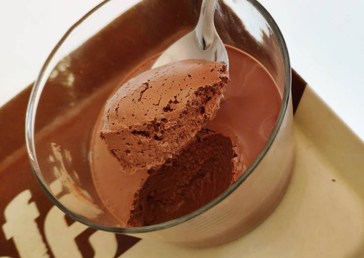 Recette de Fait maison Mousse/crème au chocolat (vegan)