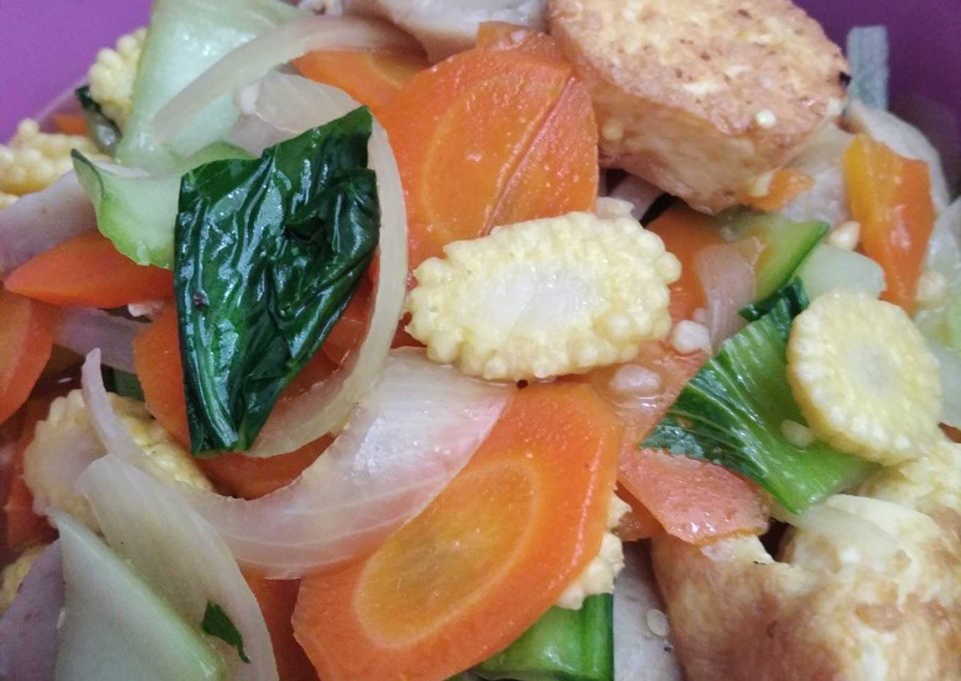 Sapo tahu veggies