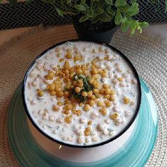 A picture of Boondi Raita.