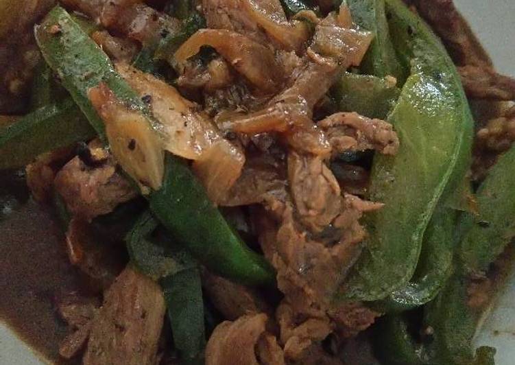 Daging sapi lada hitam