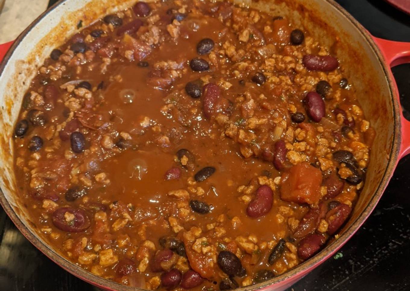 Vegetarian Chilli with Loads of Beans