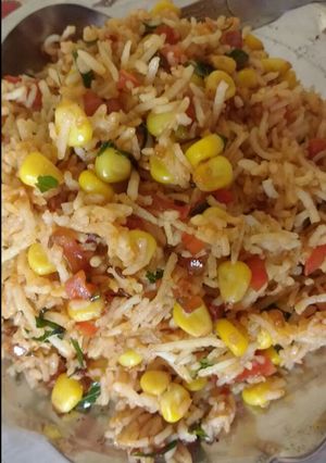 A picture of Leftover rice ka chinese makeover.