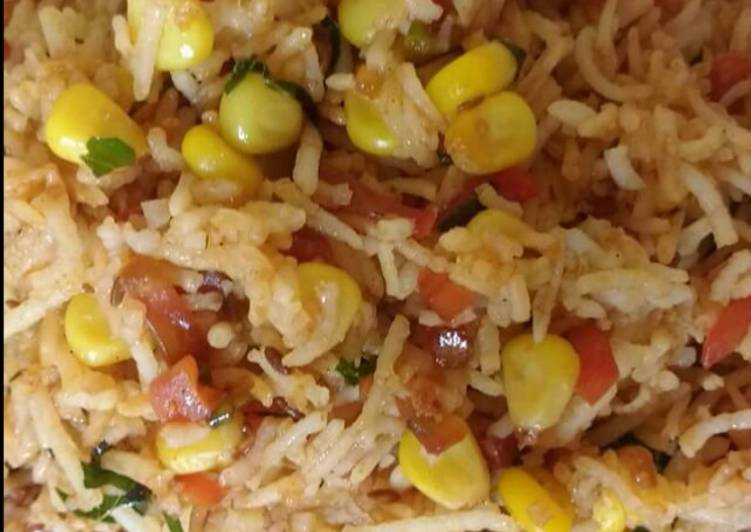 Recipe of Homemade Leftover rice ka chinese makeover