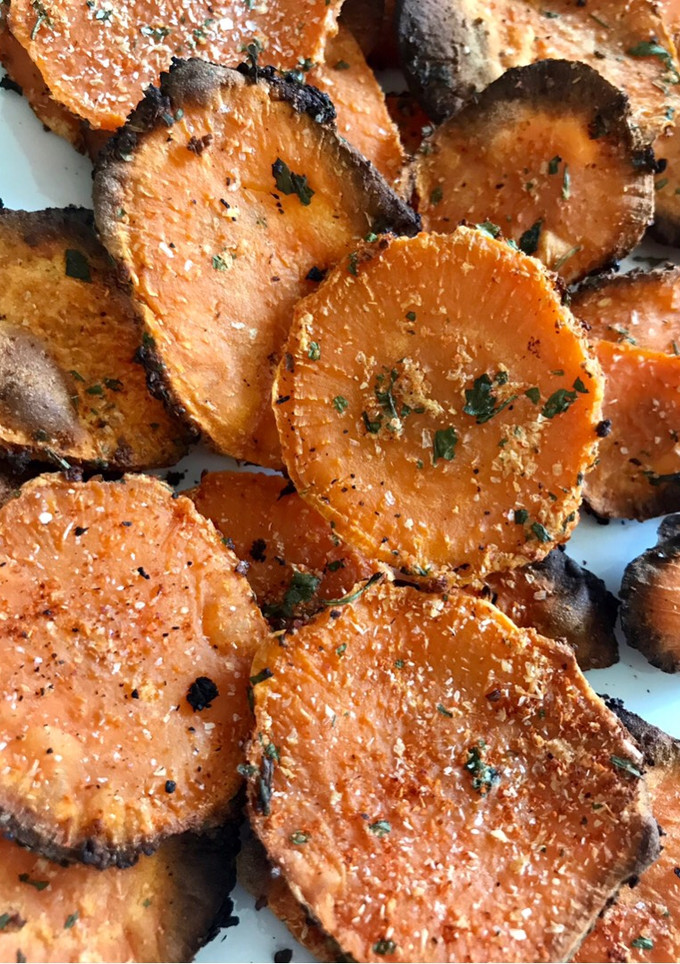 Una foto de Chips de boniato