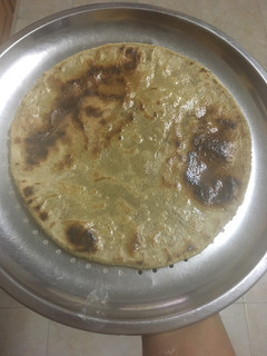 A picture of Bajra no Rotlo ( millet chapati#milletflour.