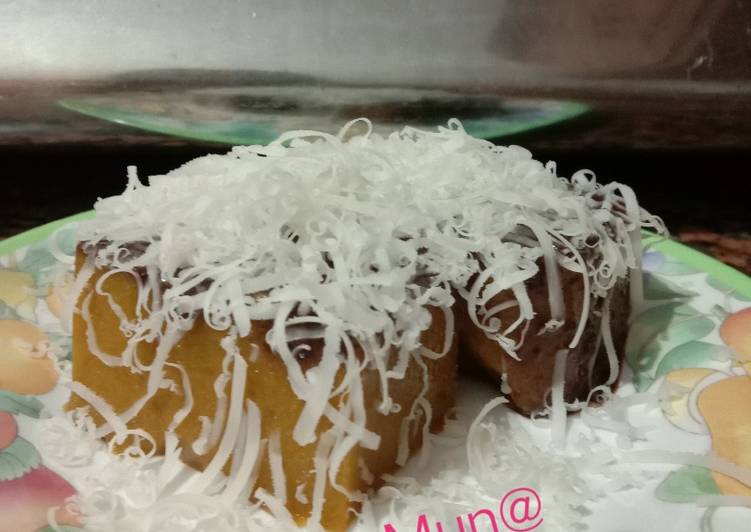 Puding labu oreo toping keju