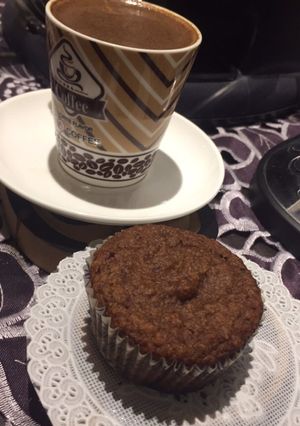 صورة لوصفة كب كيك التمر بالشوفان 😋