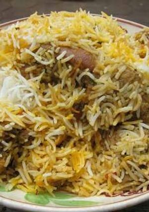 A picture of Briyani.