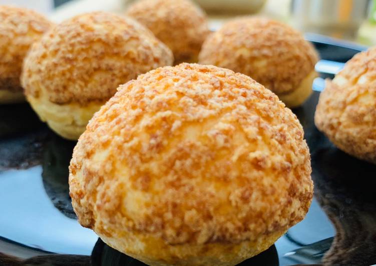 Resep Choux Craquelin / Sus Jepang Anti Gagal