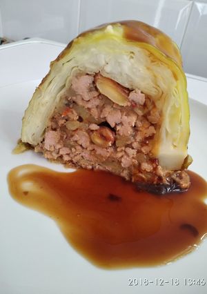 Una foto de Repollo relleno
