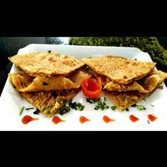 Hung curd stuff paratha A picture of Hung curd stuff paratha.