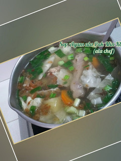 Foto resep Sop Ayam ala Pak Min Klaten (ala chef)