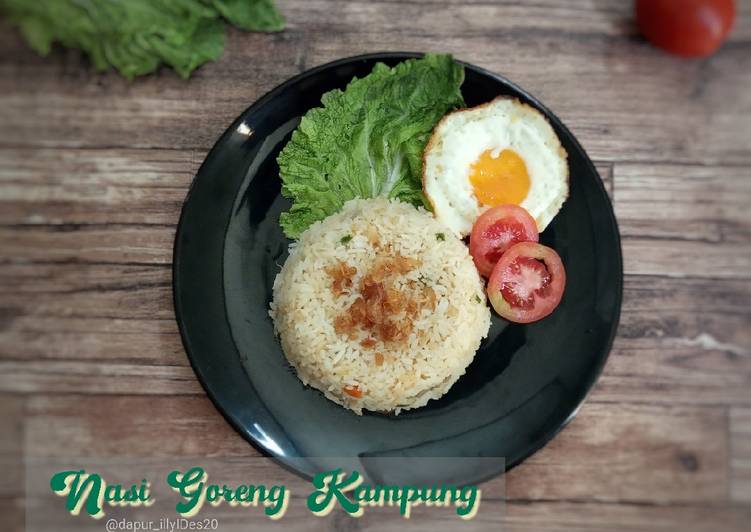 {Resep Nasi goreng kampung yang Renyah