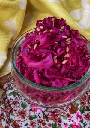 Foto di Insalata di cavolo viola