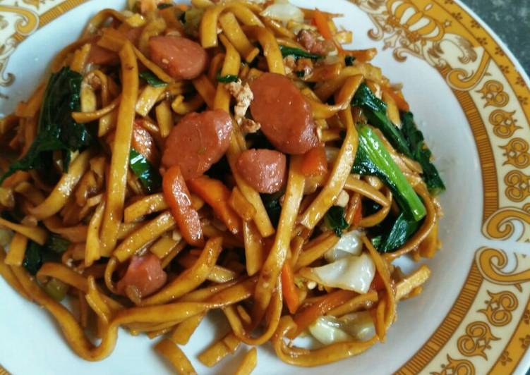 Langkah mengolah Mi Goreng Sayuran legit