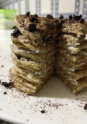 Foto di Pancakes ricotta e cioccolato 🐮🍫
