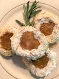 Orange Marmalade Thumbprints with Fresh Rosemary