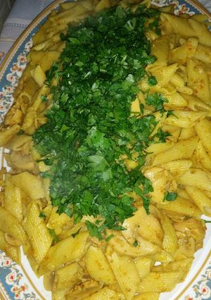 صورة لوصفة معكرونة بافطر