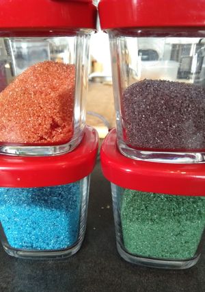 Une photo de Sucre coloré