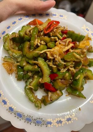 Foto resep Oseng Pare Teri Medan