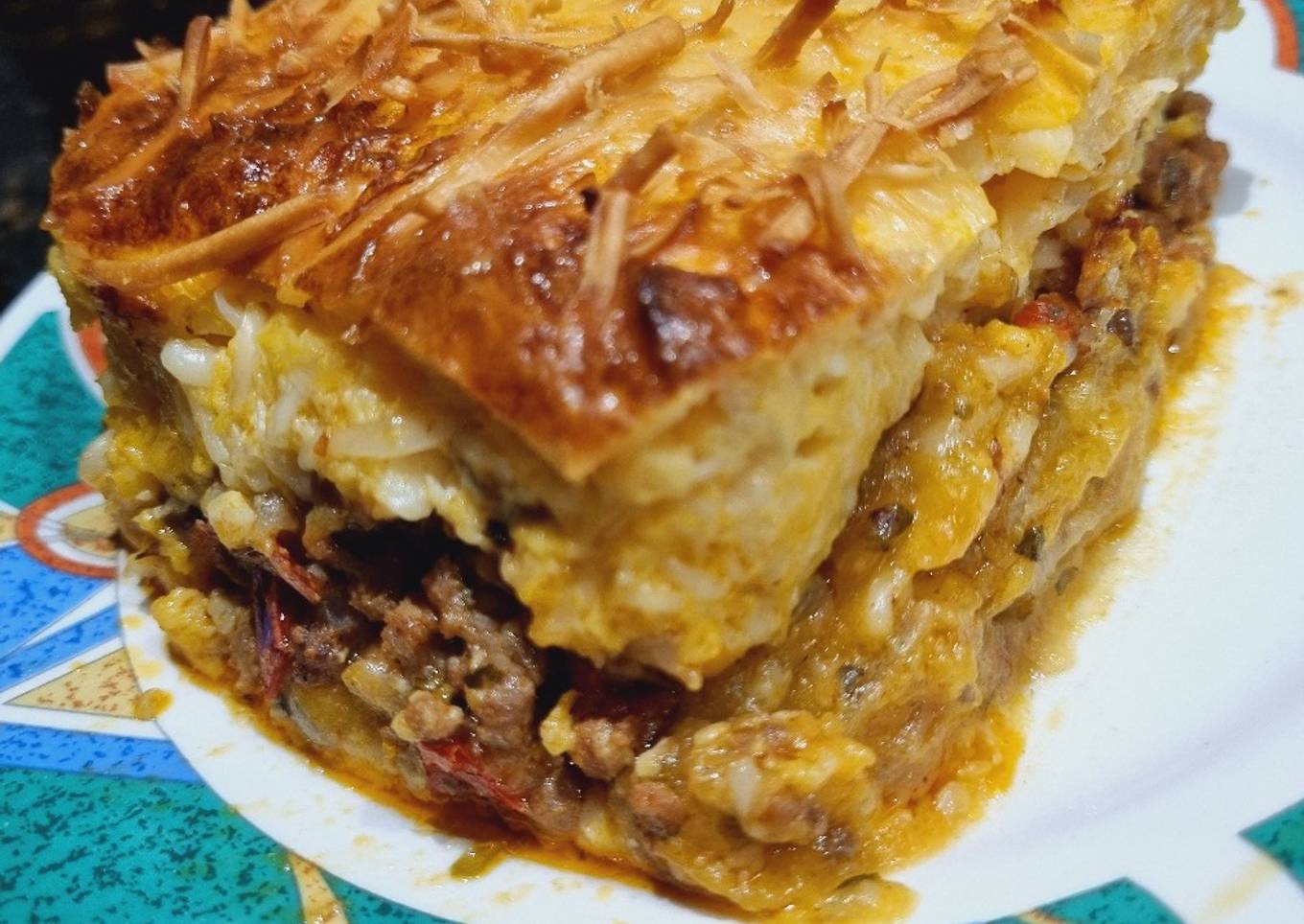 Pastel Saludable de Carne y Calabaza ❤️