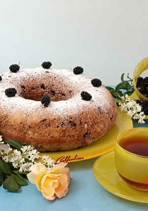 عکسی از دستور کیک توت سیاه