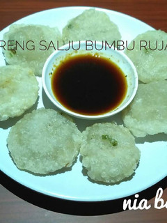 Foto resep Cireng salju bumbu rujak
