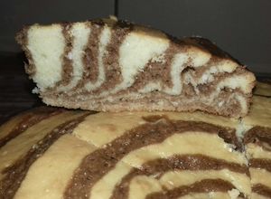 Una foto de Torta cebra