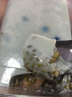 รูปของ วุ้นถั่วเขียวอัญชัน soy milk