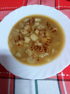 Una foto de Calamares ó potón con patatas
