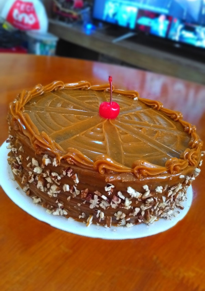 Una foto de Cake de Higos / Torta Peruana de Novia 😋