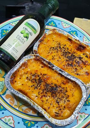 Foto resep Olivoilà Salmon Teriyaki Mentai Rice