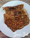 Flattened Rice and Amaranth Greens Savoury Pancakes