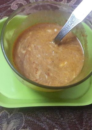 A picture of Chinese mix sauce.