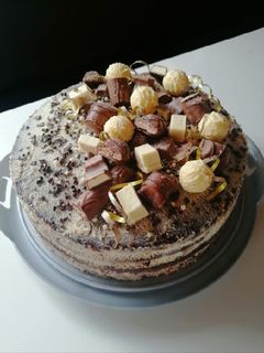 Mascarponés csokis torta recept fotója