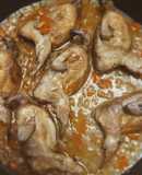 Codornices en salsa