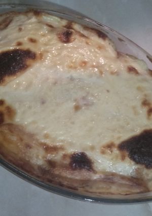 صورة لوصفة أرز بالبيشاميل