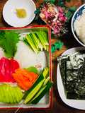 Temaki Sushi (wrapping yourself Sushi)