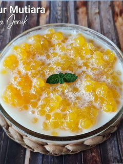 Foto resep Bubur Mutiara Rasa Jeruk