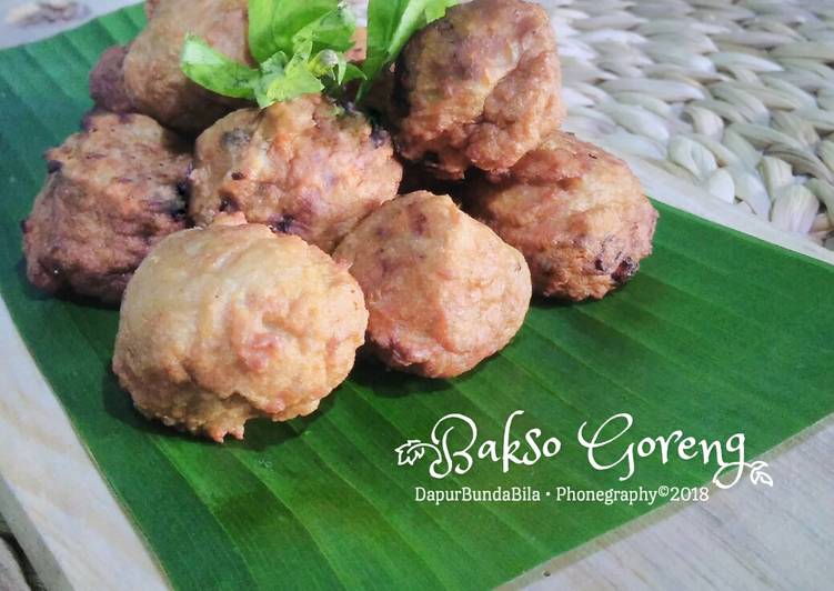 Cara membuat Bakso Goreng #SeafoodFestival Sederhana Untuk Jualan