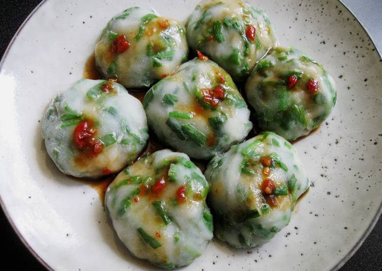 Recipe of Favorite Garlic Chives Mochi