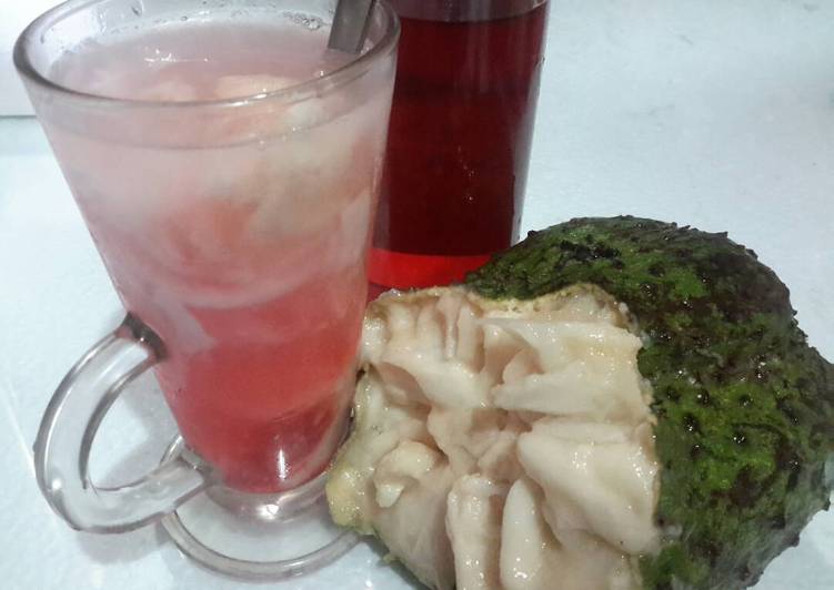 Cara Memasak Es Klamusir = Es Klapa Muda Sirsak yang Enak