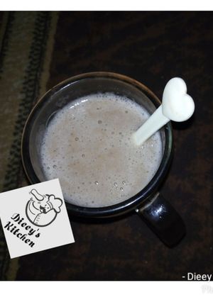 A picture of Banana and date shake.