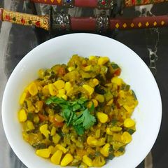 A picture of Zucchini with Corns.