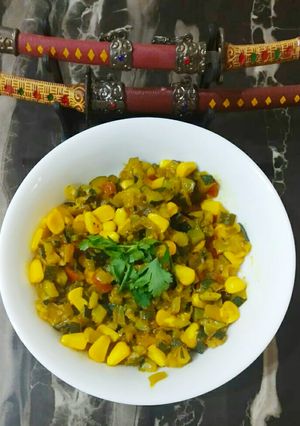 A picture of Zucchini with Corns.