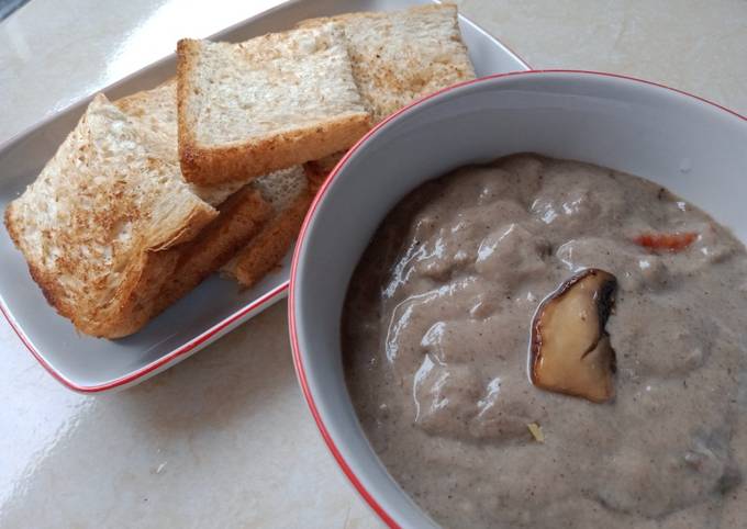 Mudah Banget Memasak Resep Portabello Cream Soup