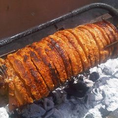 A picture of Rolled Roasted Pork Belly.