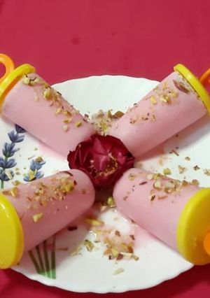 A picture of Tutty Fruity Rose Kulfi.