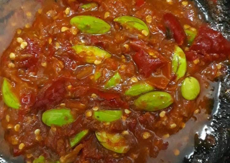 Cara Gampang Membuat Sambel peteuy Jadi, mengenyangkan
